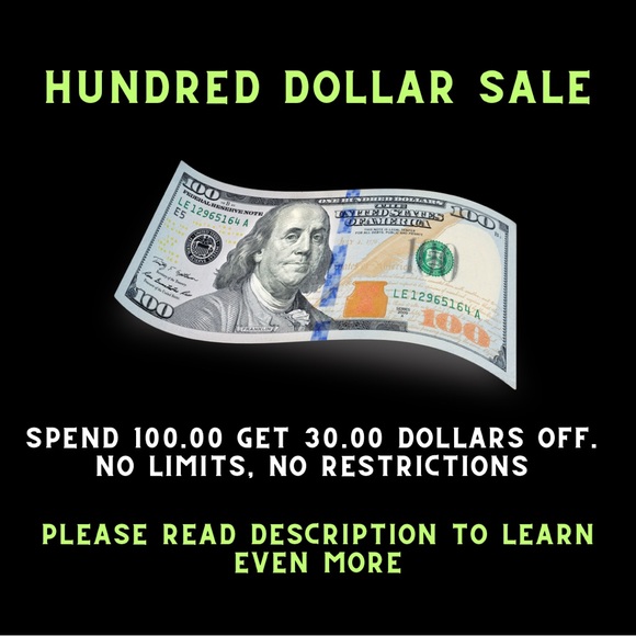 Hundred Dollar Sale Promotion - Picture 1 of 1